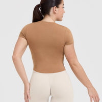 Mellowâ„¢ Soft Mid Short Sleeve T-Shirt | Nude 3