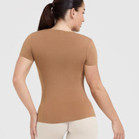 Mellow™ Soft Short Sleeve T-Shirt | Nude 3