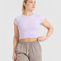 Cotton Icon Baby T-Shirt | Pastel Purple