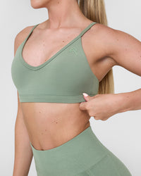 Timeless Strappy Bralette | Sage