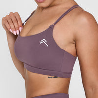 Everyday Cross Over Bralette | Vintage Purple