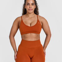 Timeless Strappy Bralette | Warm Copper