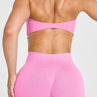 Unified Micro Bandeau Bralette | Power Pink