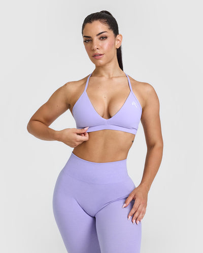 Unified Ultra Micro V Neck Bralette | Vintage Violet