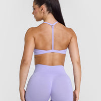 Unified Ultra Micro V Neck Bralette | Vintage Violet