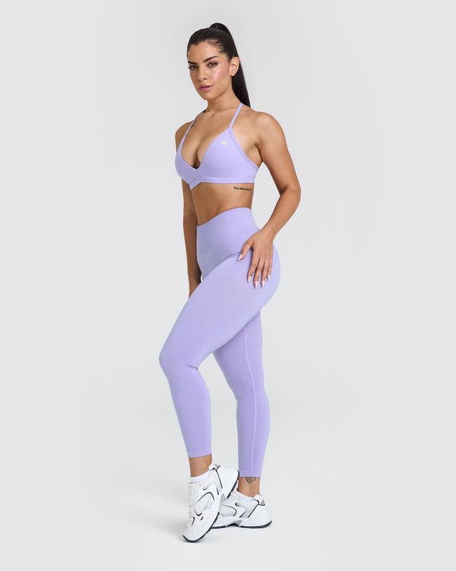 Unified Ultra Micro V Neck Bralette | Vintage Violet