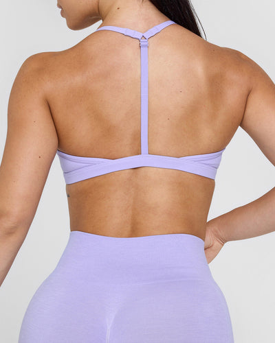 Unified Ultra Micro V Neck Bralette | Vintage Violet