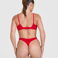 Silhouette Bralette | Muscle Mommy Red
