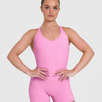 Unified Scoop Back All In One 6" | Power Pink
