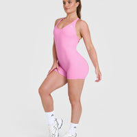 Unified Scoop Back All In One 6" | Power Pink