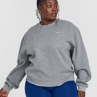 Foundations Crew Neck Sweatshirt | Charcoal Marl