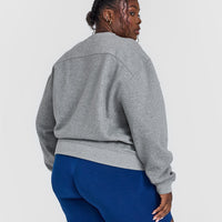 Foundations Crew Neck Sweatshirt | Charcoal Marl