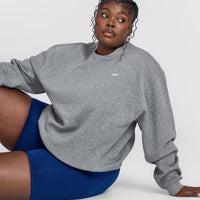 Foundations Crew Neck Sweatshirt | Charcoal Marl