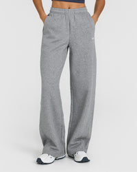 Foundations Straight Leg Joggers | Charcoal Marl