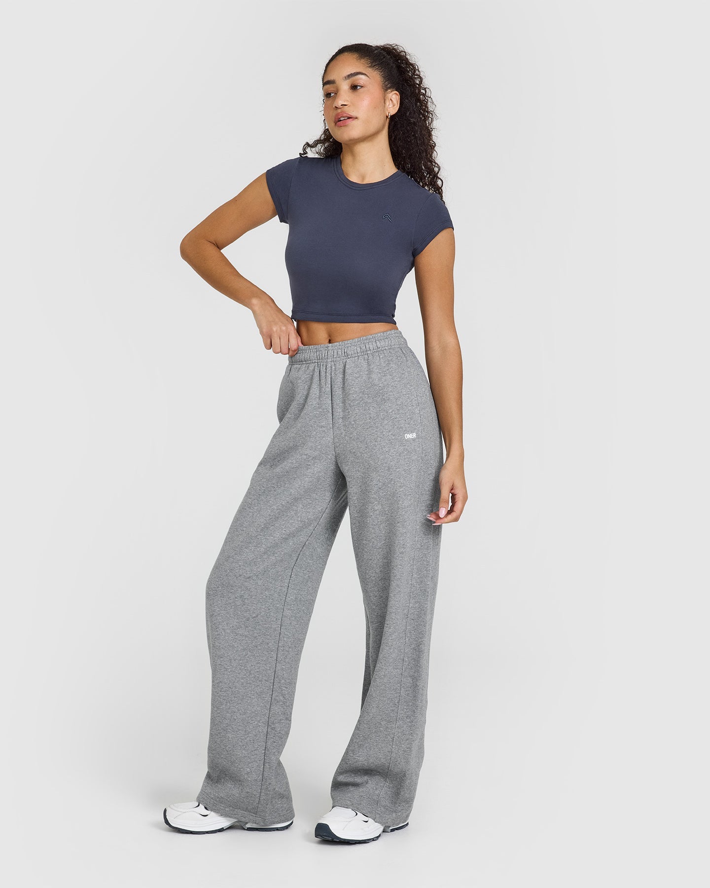 Foundations Straight Leg Joggers | Charcoal Marl