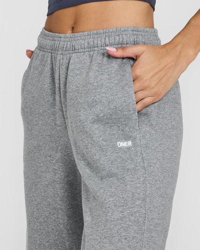 Foundations Straight Leg Joggers | Charcoal Marl