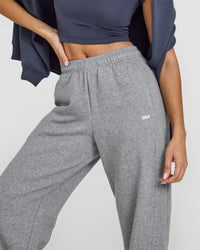 Foundations Straight Leg Joggers | Charcoal Marl