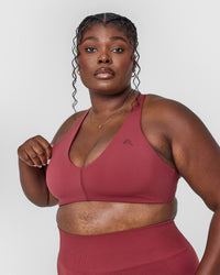 Unified Micro Bralette | Burnt Cherry