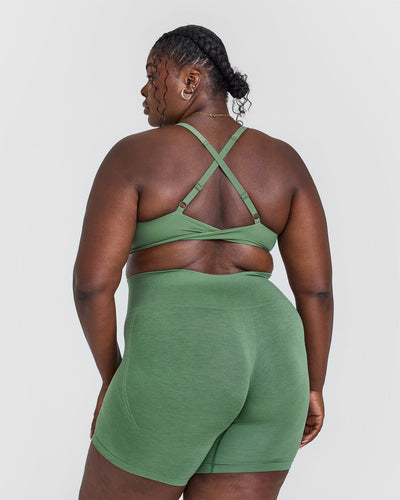 Unified Micro Bralette | Forest Green