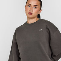 Foundations Crew Neck Sweatshirt | Deep Taupe