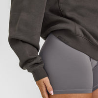 Foundations Crew Neck Sweatshirt | Deep Taupe