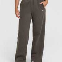 Foundations Straight Leg Joggers | Deep Taupe