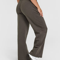 Foundations Straight Leg Joggers | Deep Taupe