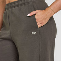 Foundations Straight Leg Joggers | Deep Taupe
