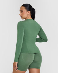 Mellowâ„¢ Soft Long Sleeve Top | Forest Green