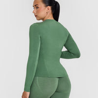 Mellowâ„¢ Soft Long Sleeve Top | Forest Green