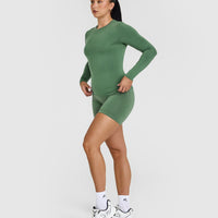 Mellowâ„¢ Soft Long Sleeve Top | Forest Green