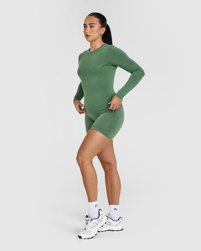 Mellowâ„¢ Soft Long Sleeve Top | Forest Green