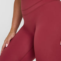 Unified High Waisted Leggings | Burnt Cherry