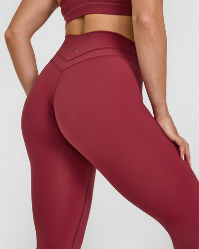 Unified High Waisted Leggings | Burnt Cherry