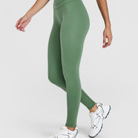 Unified High Waisted Leggings | Forest Green