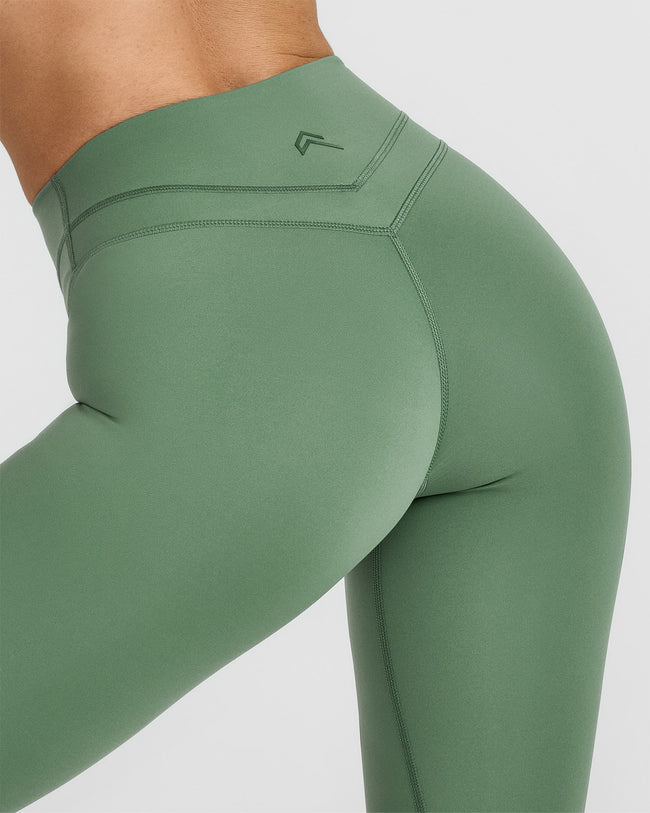 Unified High Waisted Leggings | Forest Green