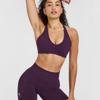 Unified Micro Bralette | Blackberry Purple