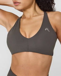 Unified Micro Bralette | Deep Taupe