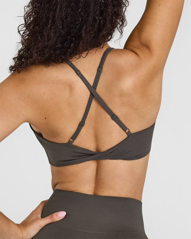 Unified Micro Bralette | Deep Taupe