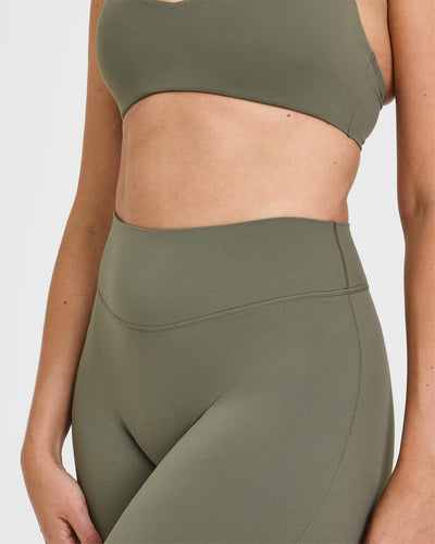 SoftMotionâ„¢ Flared Bottoms with White Logo | Alpine Green