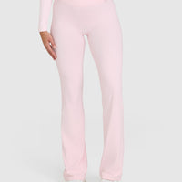 SoftMotionâ„¢ Flared Bottoms with White Logo | Ballet Pink