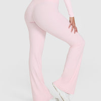 SoftMotionâ„¢ Flared Bottoms with White Logo | Ballet Pink