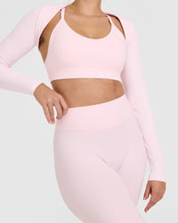 SoftMotionâ„¢ Flared Bottoms with White Logo | Ballet Pink