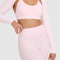 SoftMotionâ„¢ Flared Bottoms with White Logo | Ballet Pink
