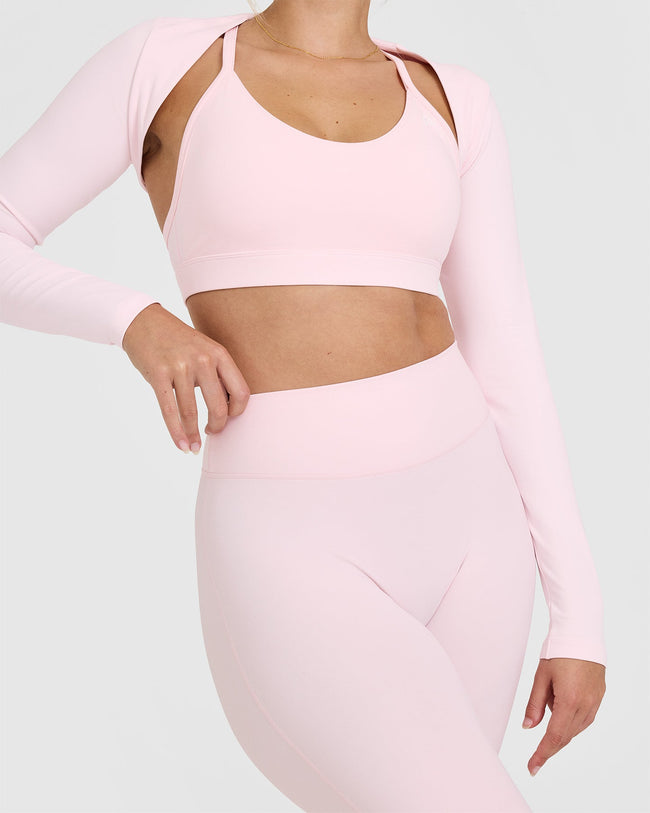 SoftMotionâ„¢ Flared Bottoms with White Logo | Ballet Pink