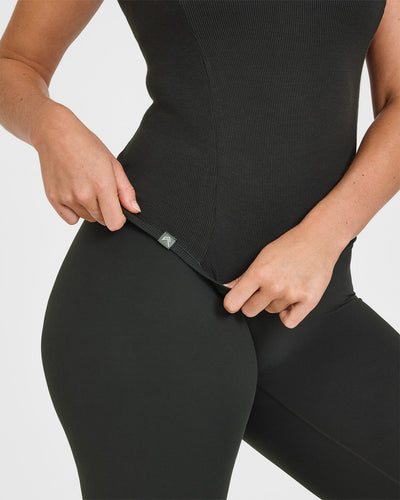 Mellowâ„¢ Rib T-Shirt | Soft Black