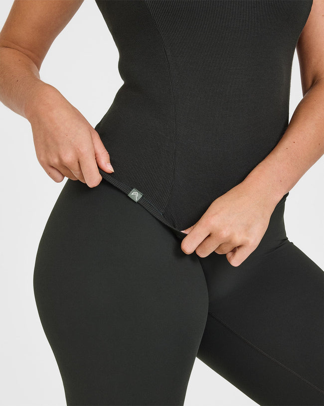 Mellowâ„¢ Rib T-Shirt | Soft Black