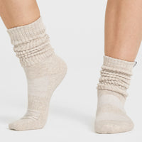 Slouchy Socks 3 Pack | Alpine Green/Sand/Grey