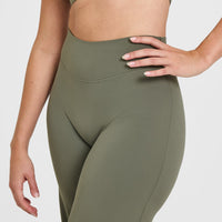 SoftMotionâ„¢ Straight Leg Bottoms with White Logo | Alpine Green
