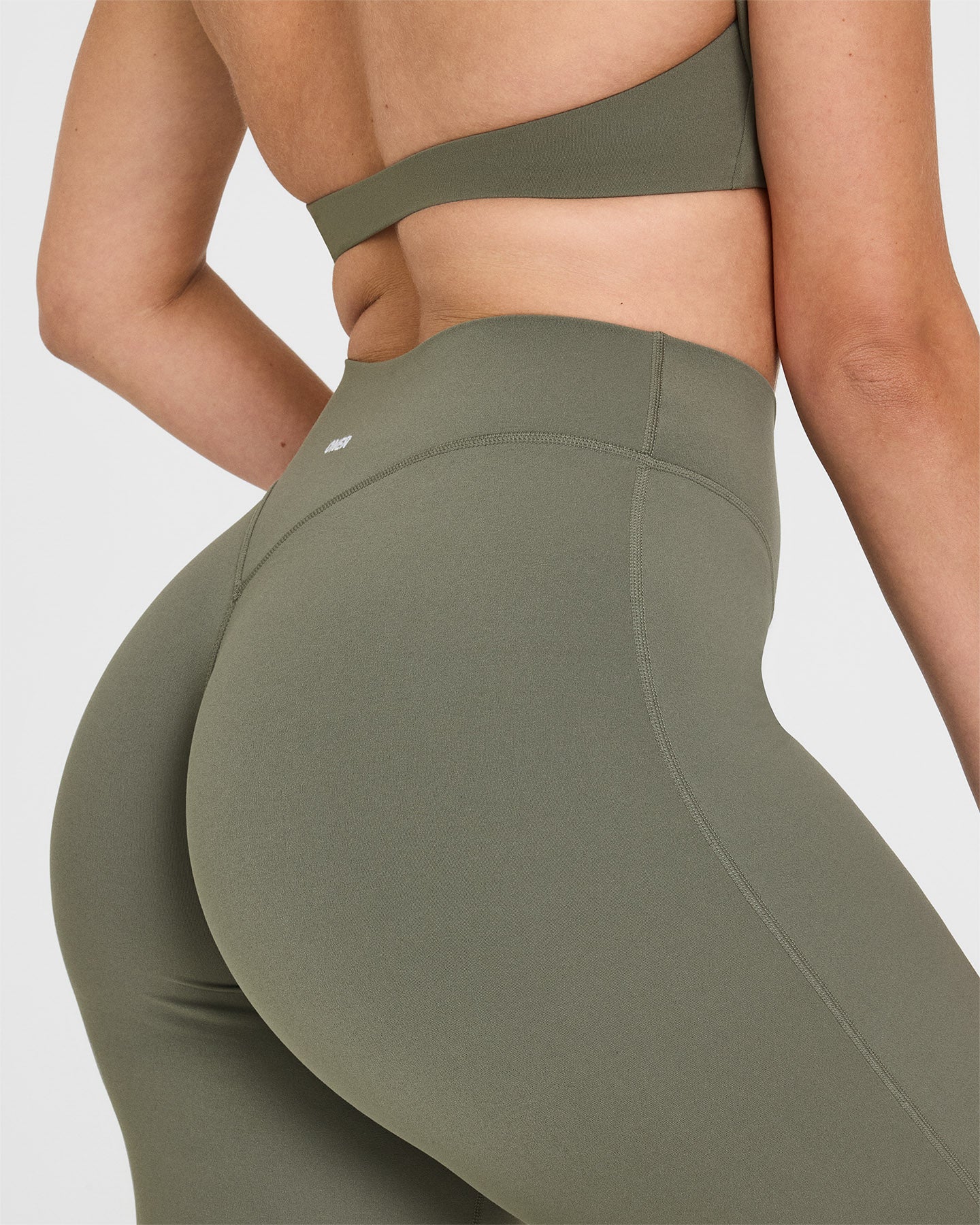 SoftMotionâ„¢ Straight Leg Bottoms with White Logo | Alpine Green